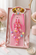 pink Girl's Necklace Set